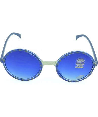 Sport Modern and Bold Womens Fashion Sunglasses with UV Protection - Tribalblu1044 - C412D1KXR9N $15.79