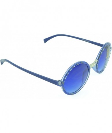 Sport Modern and Bold Womens Fashion Sunglasses with UV Protection - Tribalblu1044 - C412D1KXR9N $15.79