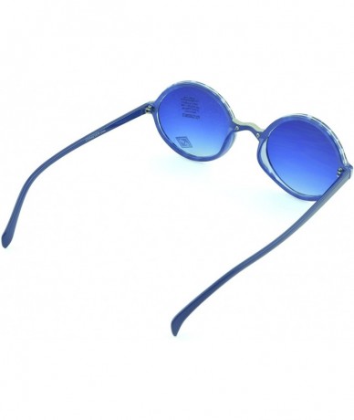 Sport Modern and Bold Womens Fashion Sunglasses with UV Protection - Tribalblu1044 - C412D1KXR9N $15.79