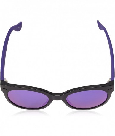 Round Women's Noronha Round Sunglasses - Black Violet - CH17XSTN2O8 $62.76