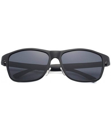 Oversized Men's Polarized Sunglasses Business Classic Full Y0934 C1BOX - Y0934 C1box - CL18XGE56WK $37.36