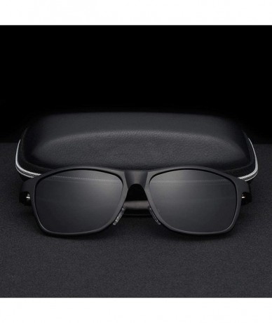 Oversized Men's Polarized Sunglasses Business Classic Full Y0934 C1BOX - Y0934 C1box - CL18XGE56WK $37.36