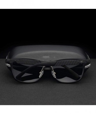 Oversized Men's Polarized Sunglasses Business Classic Full Y0934 C1BOX - Y0934 C1box - CL18XGE56WK $37.36