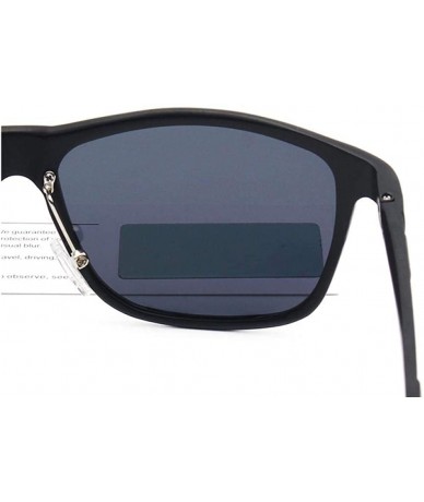 Oversized Men's Polarized Sunglasses Business Classic Full Y0934 C1BOX - Y0934 C1box - CL18XGE56WK $37.36