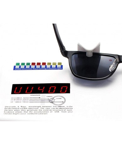 Oversized Men's Polarized Sunglasses Business Classic Full Y0934 C1BOX - Y0934 C1box - CL18XGE56WK $37.36