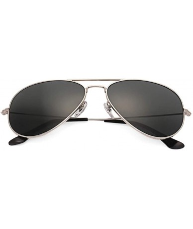 Square sunglasses for women Square Flat Vintage Sunglass For Men Sun Glasses - G15-glass-silver - CD18WXR4TMM $68.07