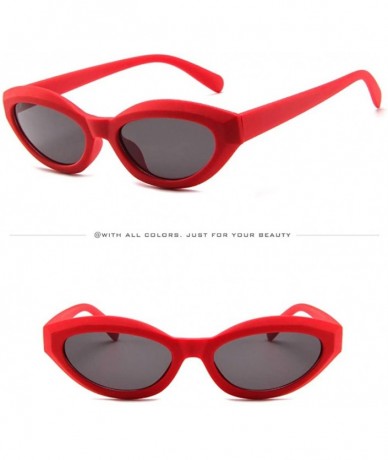 Oversized Women Men Vintage Retro Shade Glasses Unisex Oval Small Frame Sunglasses Eyewear - C - CD18TKUOW64 $16.51