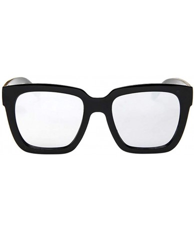 Goggle Polarized Classic Style Sunglasses with Mirror Lens Vintage Retro Goggle Sunglasses - White - CQ18NK6T076 $17.72