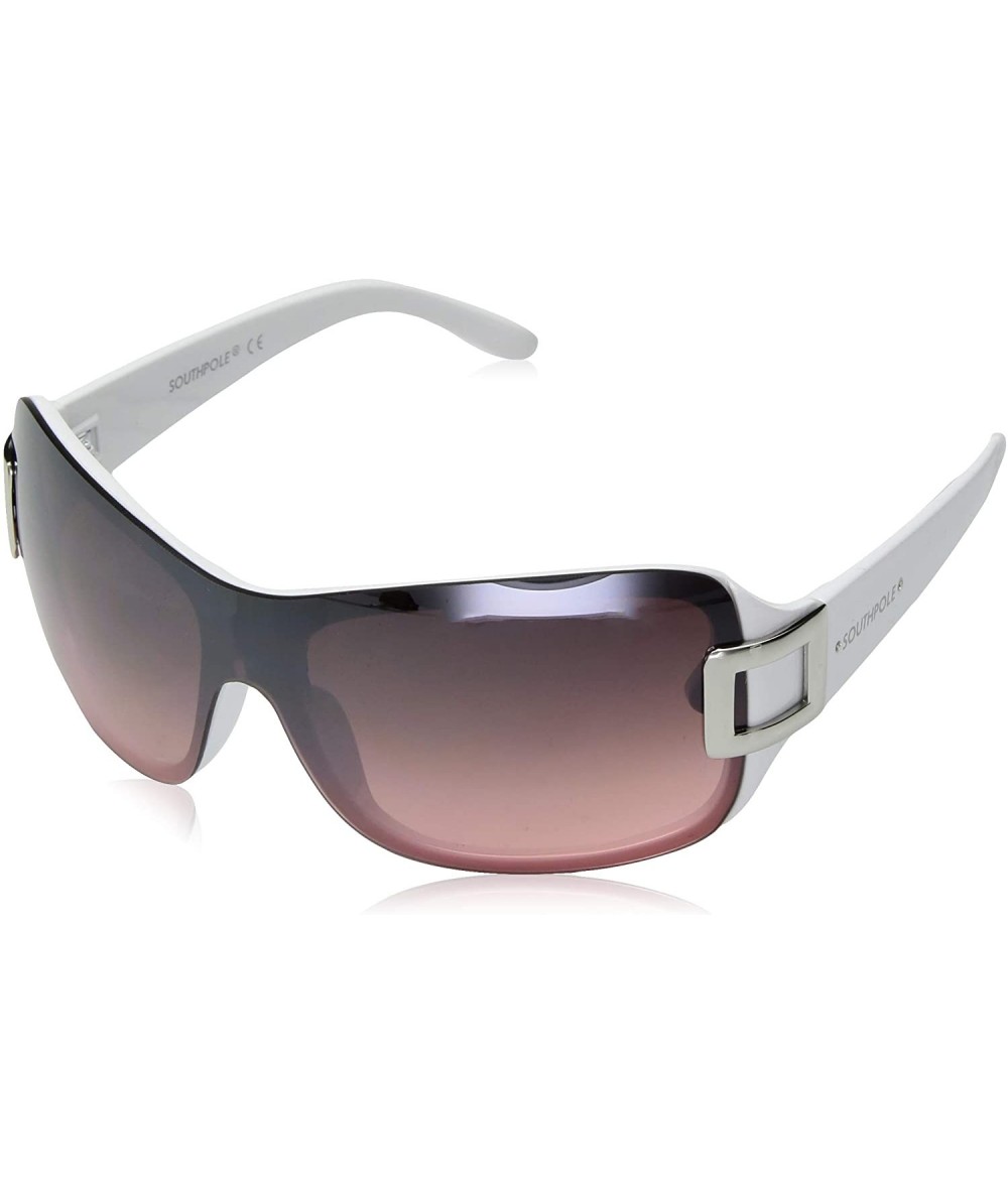 Shield Women's 1019SP Shield Sunglasses with 100% UV Protection - 170 mm - White/Pink - CO18NGAM754 $33.88