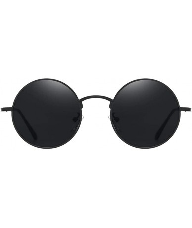 Round 2 Lot Men Women Retro Round Lens Sunglasses Cool Shades Party Club Costume - CD190C7RE6X $30.59