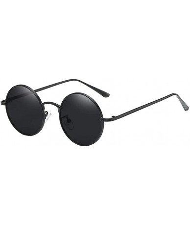 Round 2 Lot Men Women Retro Round Lens Sunglasses Cool Shades Party Club Costume - CD190C7RE6X $30.59