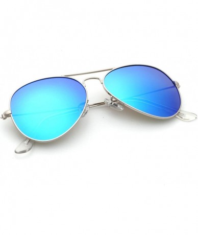 Aviator Classic Aviator Sunglasses for Men Women Driving Sun glasses Polarized Lens 100% UV Blocking - E Blue - CD18Y0N0926 $...