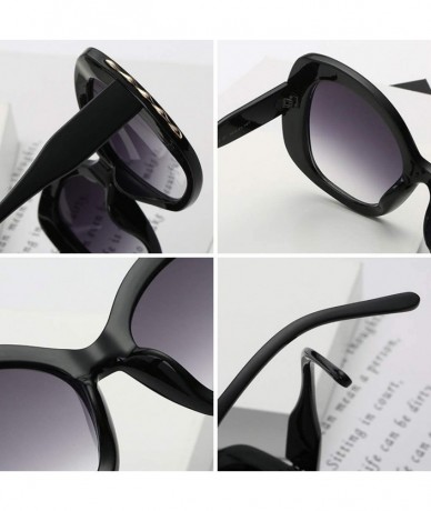 Oval fashion Shade Sunglasses Retro glasses Men and women Sunglasses - Green - C118LL809ID $17.94