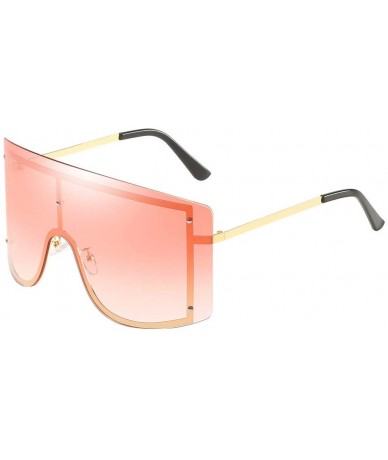 Oversized Man Women Oversize Sunglasses Glasses Shades Vintage Retro Style Features (A) - A - CE18UT4A9TH $17.80