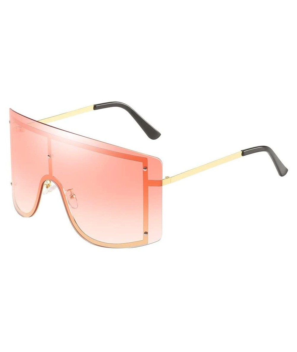 Oversized Man Women Oversize Sunglasses Glasses Shades Vintage Retro Style Features (A) - A - CE18UT4A9TH $17.80