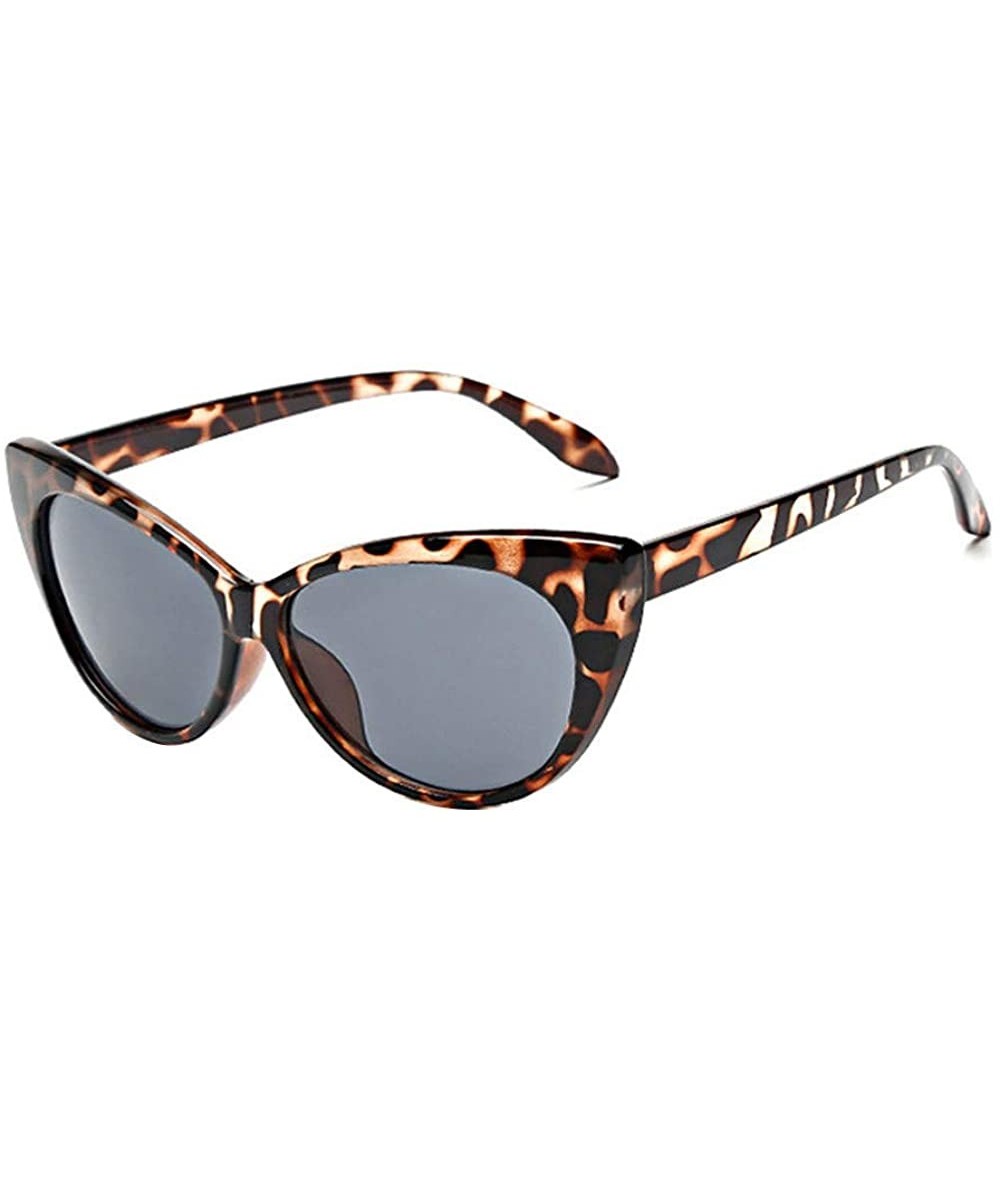 Oversized Unisex Cat Eye Retro Vintage Style Rockabilly Sunglasses - C - CC18I47XNS0 $27.35