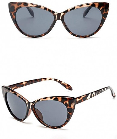 Oversized Unisex Cat Eye Retro Vintage Style Rockabilly Sunglasses - C - CC18I47XNS0 $27.35