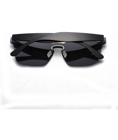 Goggle Women Unisex Fashion Chic Shades Acetate Frame UV Glasses Sunglasses Black - CS18O3QNOYE $17.93