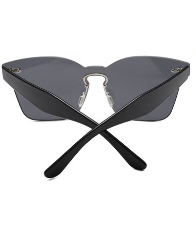 Goggle Women Unisex Fashion Chic Shades Acetate Frame UV Glasses Sunglasses Black - CS18O3QNOYE $17.93