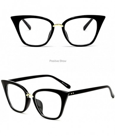 Rimless New Fashion Vintage Cat Eye Sunglasses Retro Large Frame Eyewear Ladies Man - E - CZ18SNISCWG $19.28