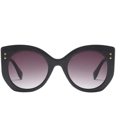 Cat Eye Cat Eye Sunglasses - Women Vintage Big Frame Sunglasses Ladies Man Retro Eyewear (C) - C - CI18E4QXW0N $18.43