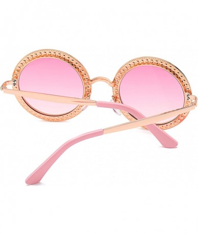 Oversized Round Sunglasses for Women Oversized Rhinestone Circle Glasses FESTIVAL - CZ18HLIG26G $26.10