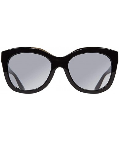 Oversized Mysteria Sunglasses - Black Gloss/Rose Gold - C4193XYLZGC $57.41