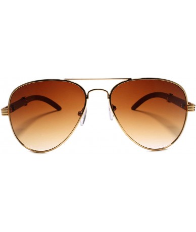 Aviator Classy Elegant Slick Retro Style Aviator Sunglasses - C018W0QINCK $23.72