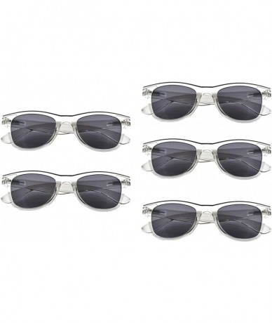 Wayfarer Classic Bifocal Sunglasses for Women 5 Pack - Sgs027 Grey Frame-5pc - C018WLAXTTT $41.74