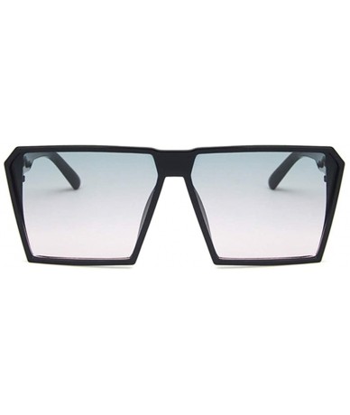 Square Unisex Sunglasses Fashion Black Grey Drive Holiday Square Non-Polarized UV400 - Green Pink - C218RLSMITH $17.11