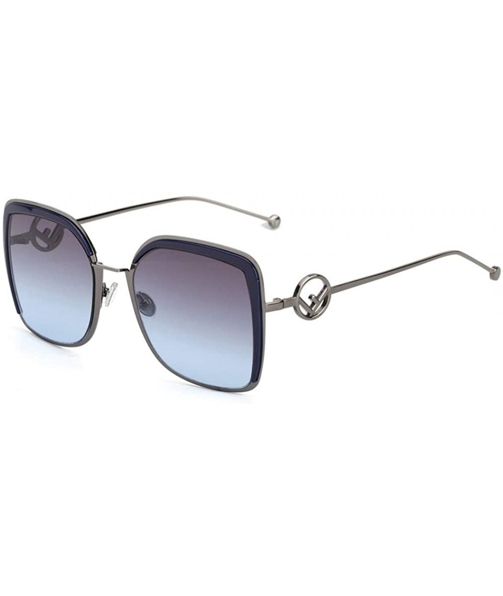 Aviator Fashion sunglasses ladies- 2019 new sunglasses women's big frame eyebrow sunglasses - F - CR18S5GTLND $81.38