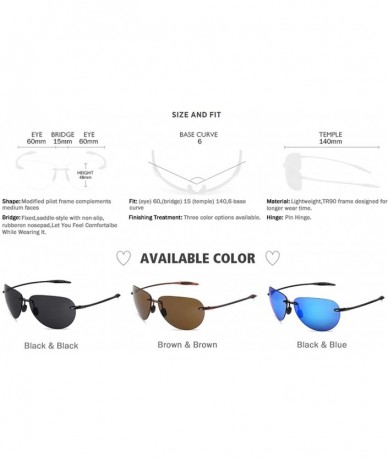 Sport Classic Sports Sunglasses Men Women Driving Pilot RimlTR90 Ultralight Frame Sun Glasses UV400 Gafas De Sol - C6197Y768S...