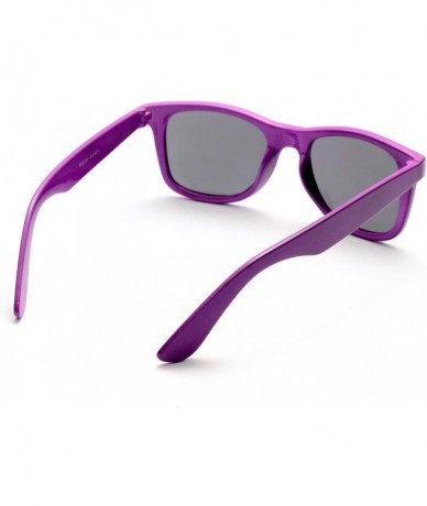 Oval Wholesale 80'S Purple UV Coating Party Sunglasses for Adults Kids 10 Pack (Purple) - Purple - CO18EQTRCR8 $19.32