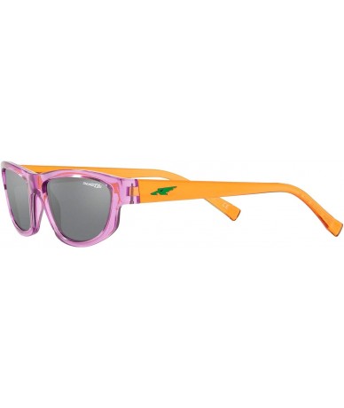 Sport Men's An4260 Lost Boy Rectangular Sunglasses - Transparent Violet/Grey Mirror Silver - CL18R6L9L67 $95.00