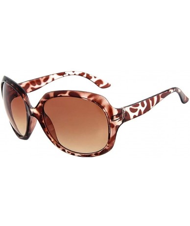 Goggle New Women Vintage Sunglasses Casual Large Frame Retro Eyewear Fashion Ladies Sunglasses - I - CP18SOOA4UQ $17.59