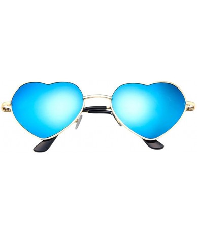 Oversized Gradient Mirrored Sunglasses Collection Protection - Multicolor C - C418TY5TEA3 $17.79