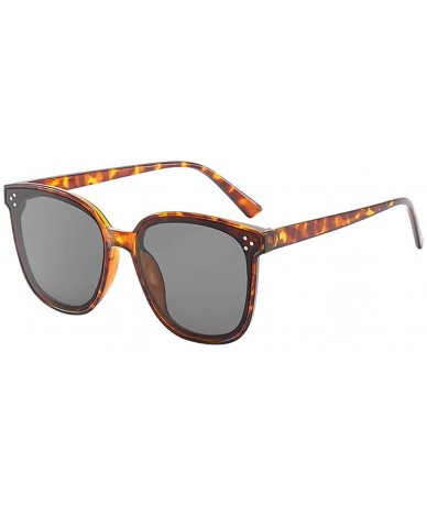 Goggle Women Summer Lightweight Oversized Fashion Sunglasses Mirrored Polarized Eyewear - Brown - C718TCEX2GA $18.63