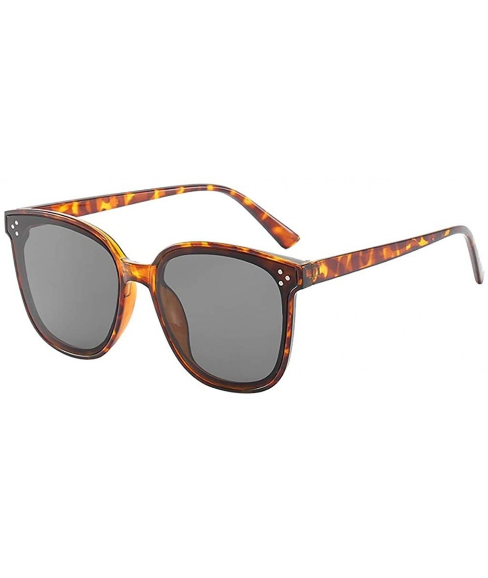 Goggle Women Summer Lightweight Oversized Fashion Sunglasses Mirrored Polarized Eyewear - Brown - C718TCEX2GA $18.63