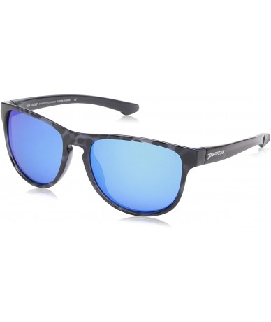 Oval Women's Gail Force Oval Sunglasses - Blue Tortoise Fade - C318Q48K3DW $80.07