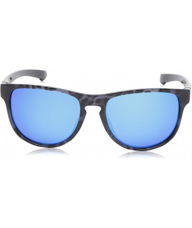 Oval Women's Gail Force Oval Sunglasses - Blue Tortoise Fade - C318Q48K3DW $80.07