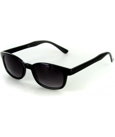 Wayfarer Cordoba Vintage Bifocal Sunglasses Gradient - Black W/ Smoke Lens - C411MYHKUAX $42.42