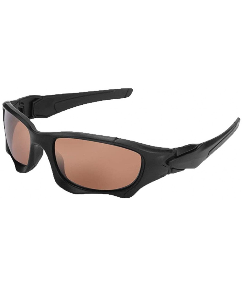 Sport Men Sports Sunglasses Fashion Polarized Sunglasses Outdoor Riding Glasses Adult - E - CR18SCSX7Z7 $17.43