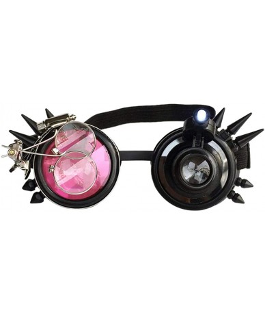 Round Halloween Men And Women Exaggerated Glasses Tigivemen Carnival Party Sunglasses - B - CK18RLKGHSZ $19.26