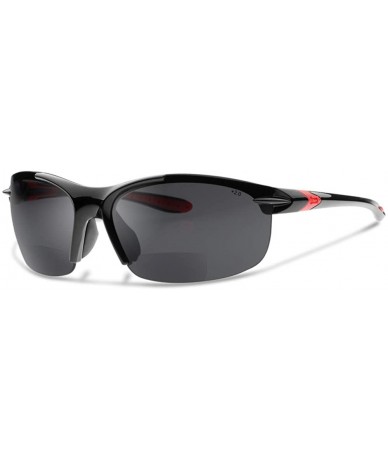 Wrap NEW REDESIGNED SL2 X Bifocal Reading Sunglasses designed for Sports or Casual use - Smoke - CO18HTICXOM $97.99