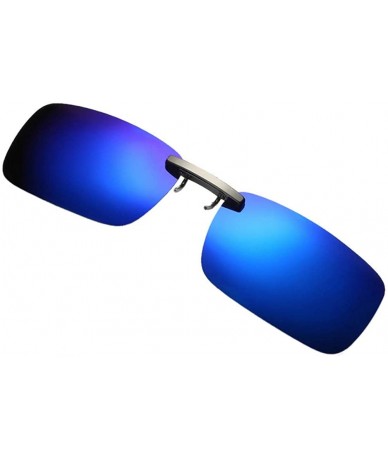 Sport Aviator Sunglasses Detachable Driving Polarized - Blue - C818UK20R2E $18.16