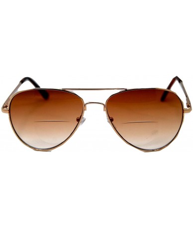 Oversized C.Moore Bifocal Aviator Sunglasses for Women and Men - Gold - CC11CW0B9OT $36.03