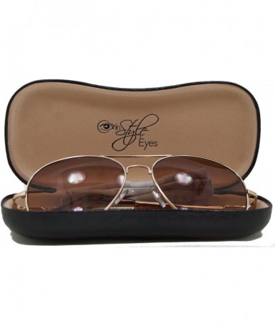 Oversized C.Moore Bifocal Aviator Sunglasses for Women and Men - Gold - CC11CW0B9OT $36.03