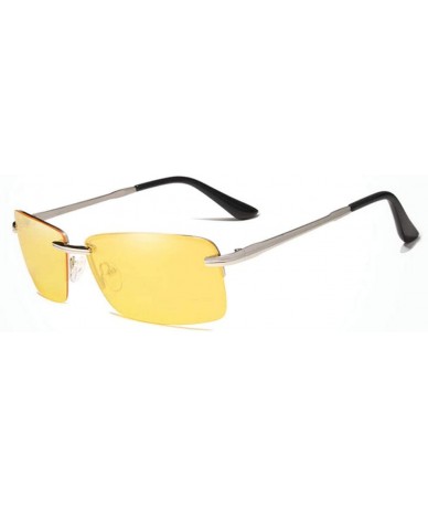 Square Polarized Sunglasses Vintage Glasses - 4 - C4190GHAUM6 $85.83