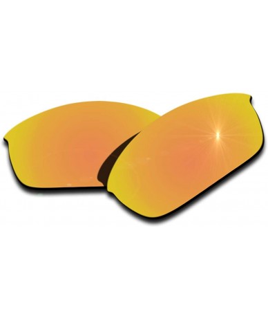 Sport Polarized Replacement Lenses Flak Jacket Sunglasses - Multiple Colors - Peach Gold Mirrored Coating - C5186GYXM3G $17.40