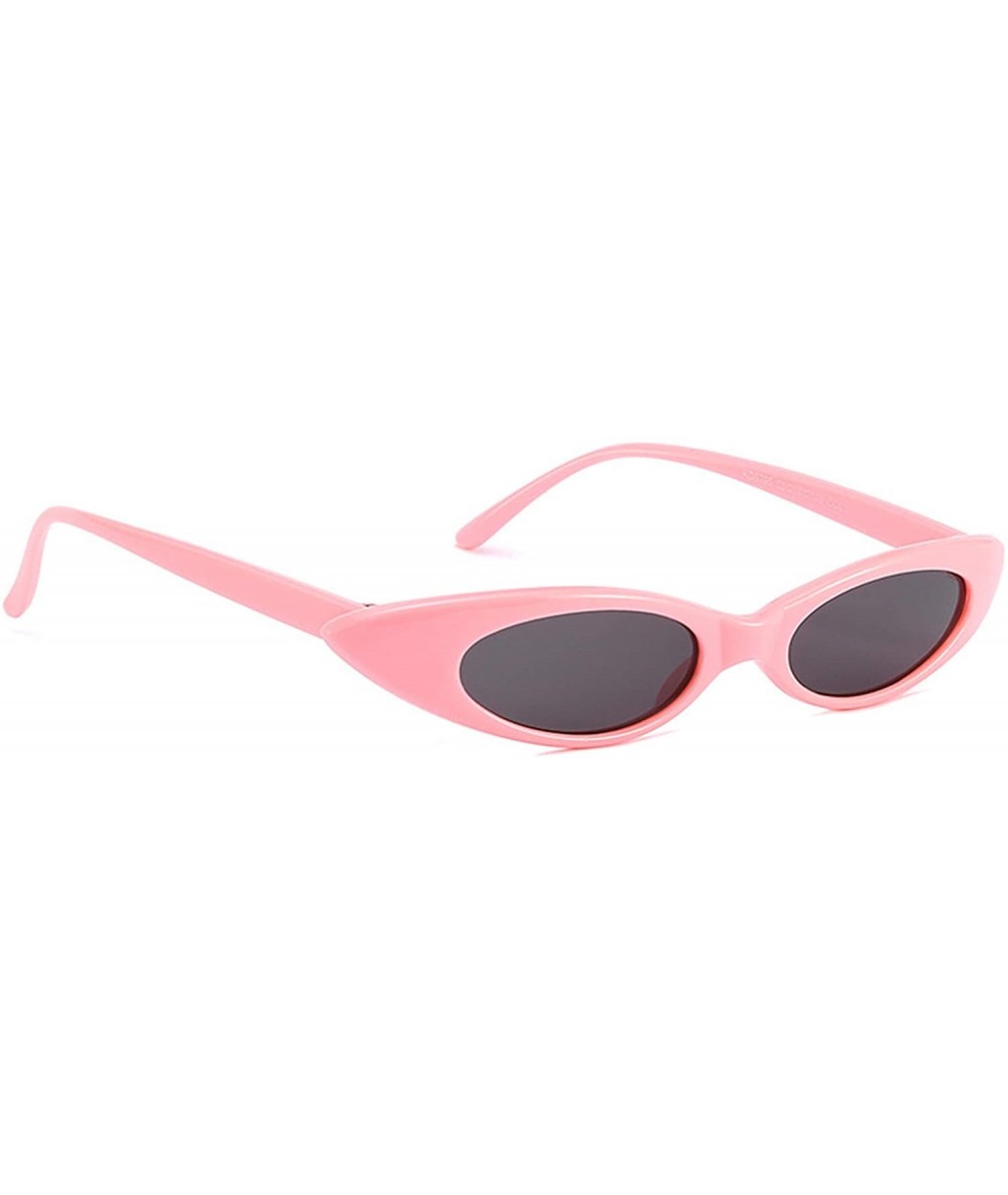 Cat Eye Children Polarized Sunglasses Protection Activities - Pink Gray - C218TQW075K $27.11